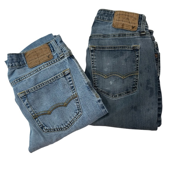 American Eagle Outfitters Other - American Eagle Outfitters Light and Dark Blue Jeans 29x34